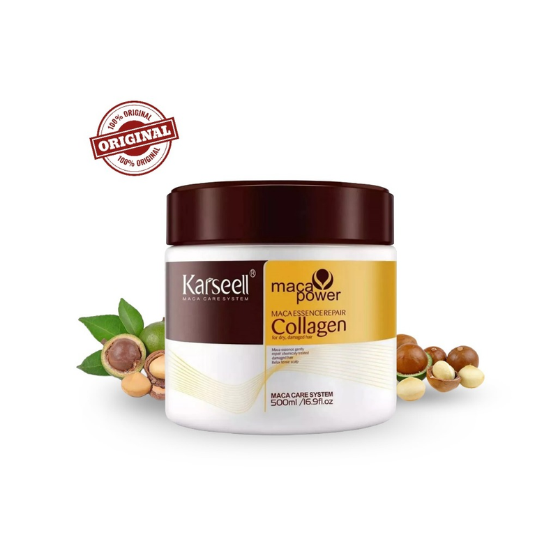 Leve 2x Máscara Karseell 500g | Colágeno, Brilho e Reconstrução | Tratamento Econômico e Eficaz